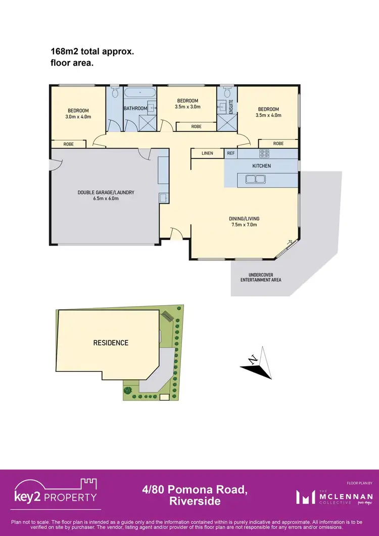 Floorplan of Homely unit listing, 4/80 Pomona Road, Riverside TAS 7250