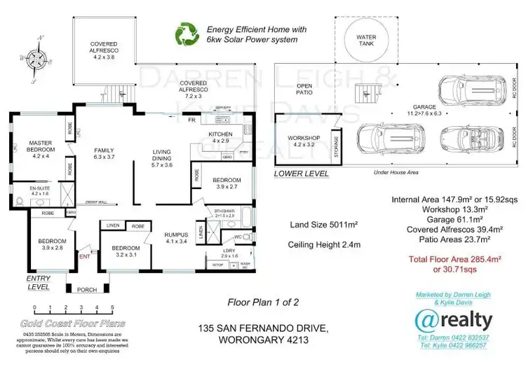 Floorplan of Homely house listing, 135 San Fernando Drive, Worongary QLD 4213