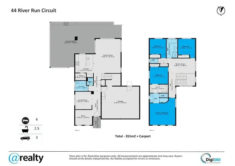 Floorplan of Homely house listing, 44 River Run Circuit, Ormeau Hills QLD 4208