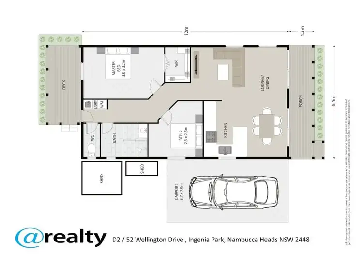 Floorplan of Homely retirement listing, d2/52 Wellington Drive, Nambucca Heads NSW 2448