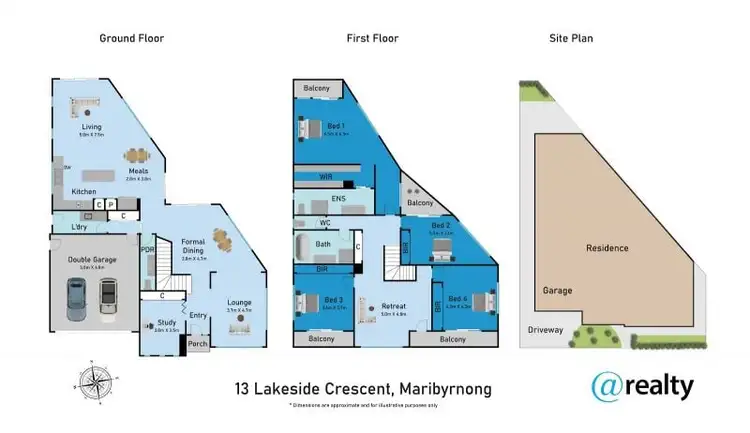 Floorplan of Homely house listing, 13 Lakeside Crescent, Maribyrnong VIC 3032