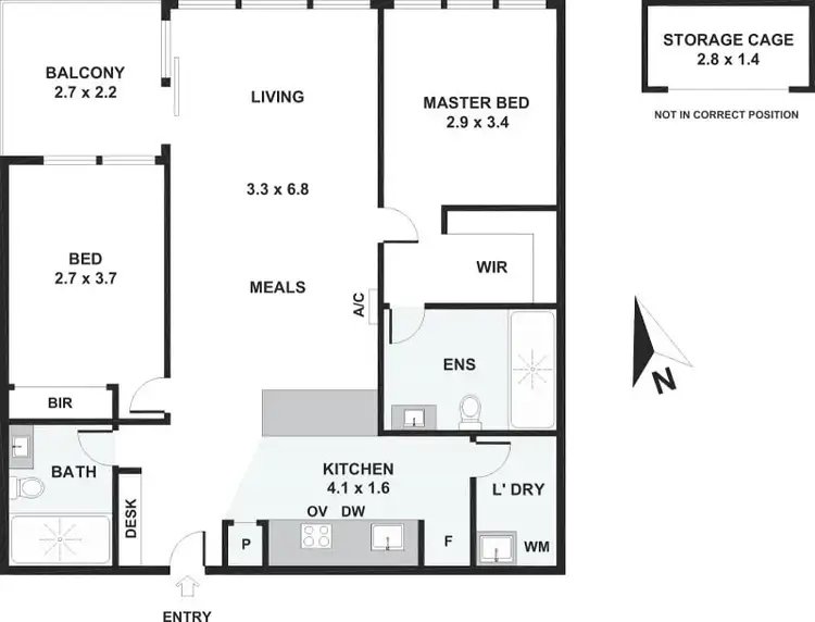 Floorplan of Homely apartment listing, 309/1 Lynne Avenue, Wantirna South VIC 3152