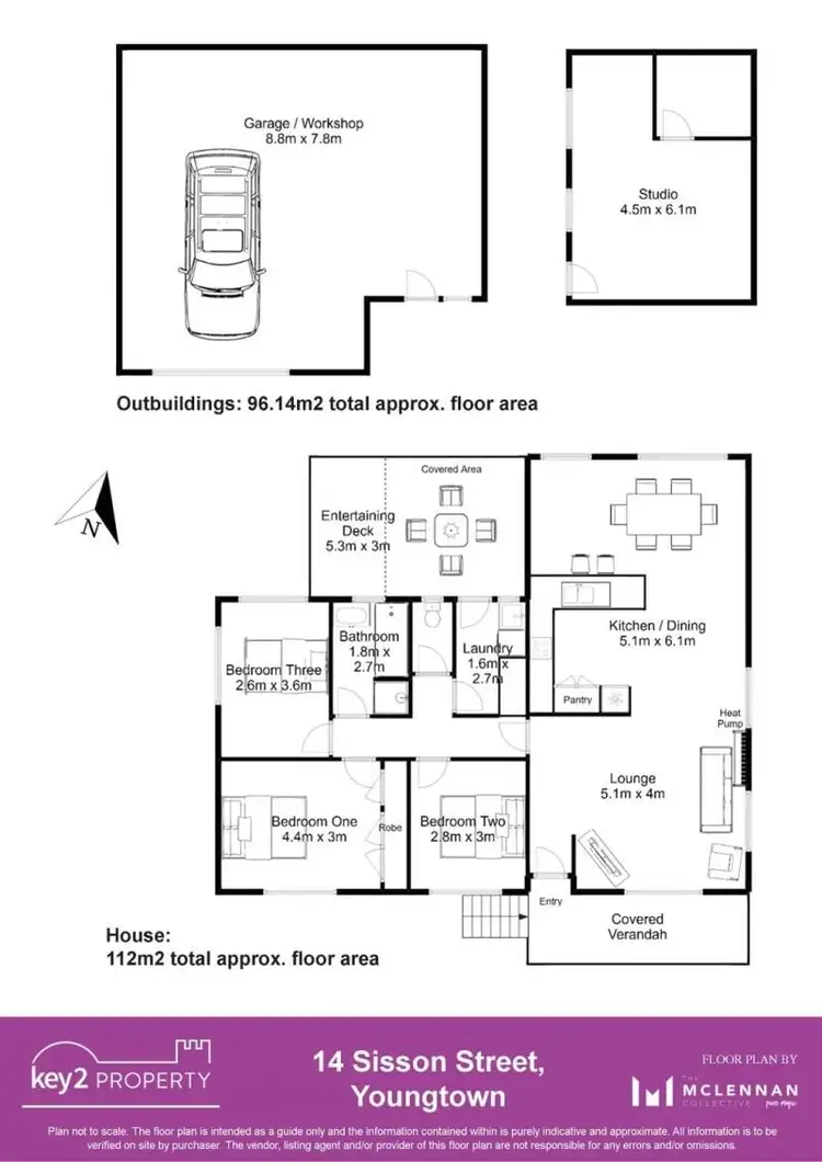 Floorplan of Homely house listing, 14 Sisson Street, Youngtown TAS 7249