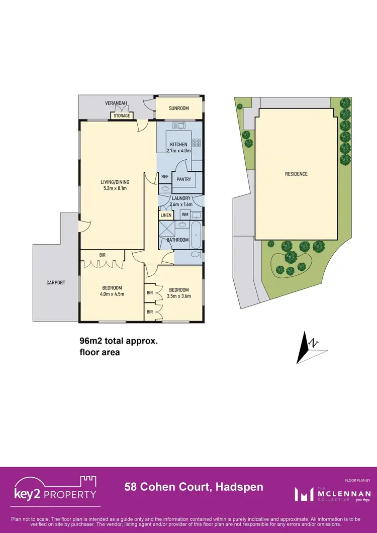 Floorplan of Homely unit listing, 58 Cohen Court, Hadspen TAS 7290