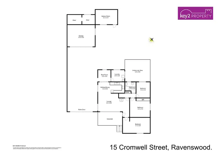 Floorplan of Homely house listing, 15 Cromwell Street, Ravenswood TAS 7250
