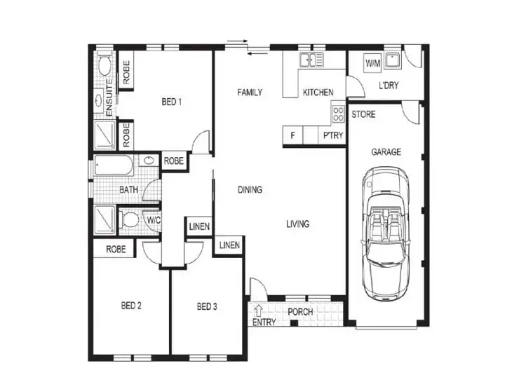 Floorplan of Homely house listing, 122 Wanganeen Avenue, Ngunnawal ACT 2913