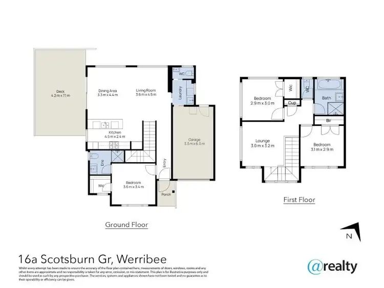 Floorplan of Homely unit listing, 16A Scotsburn Grove, Werribee VIC 3030