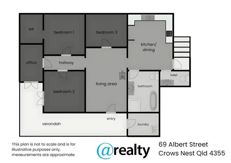 Floorplan of Homely house listing, 69 Albert Street, Crows Nest QLD 4355