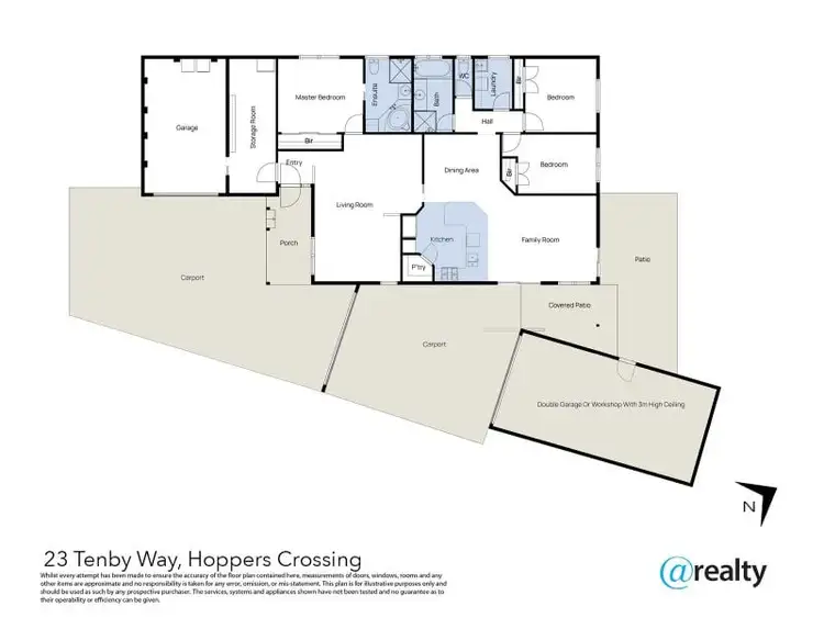 Floorplan of Homely house listing, 23 Tenby Way, Hoppers Crossing VIC 3029