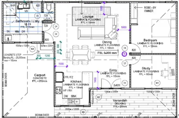 Floorplan of Homely house listing, 76 Caraway loop, Two Rocks WA 6037