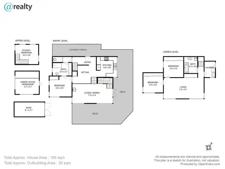 Floorplan of Homely house listing, 41 Liverpool Crescent, West Hobart TAS 7000
