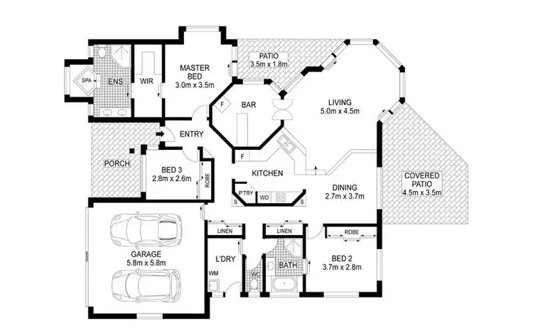 Floorplan of Homely house listing, 2 Anthony Court, Maryborough QLD 4650