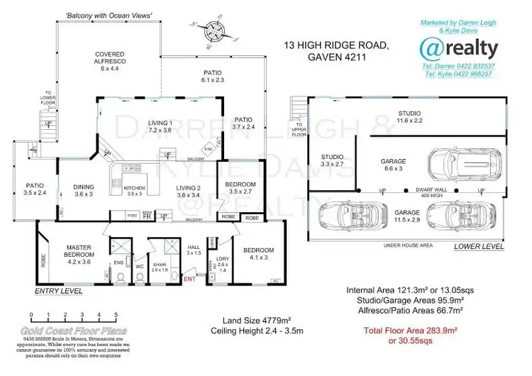 Floorplan of Homely house listing, 13 High Ridge Road, Gaven QLD 4211