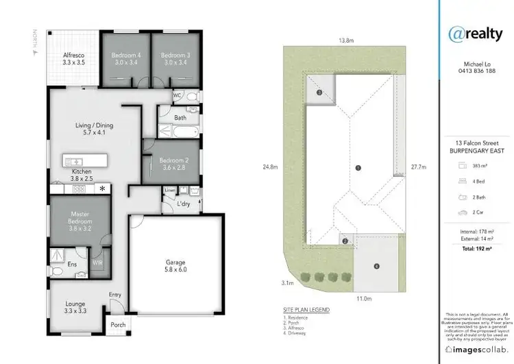 Floorplan of Homely house listing, 13 Falcon street, Burpengary East QLD 4505