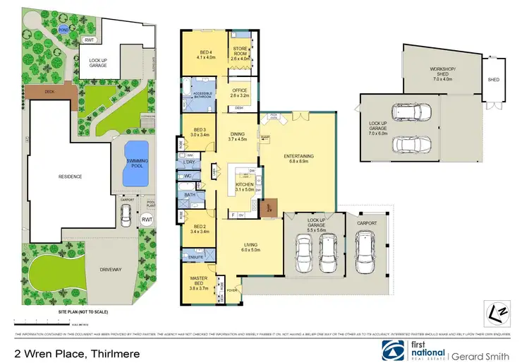 Floorplan of Homely house listing, 2 Wren Place, Thirlmere NSW 2572