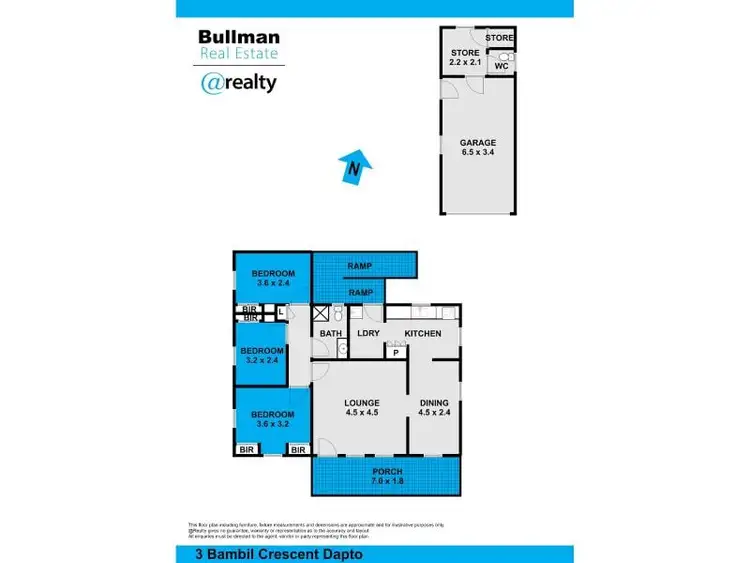 Floorplan of Homely house listing, 3 Bambil Crescent, Dapto NSW 2530