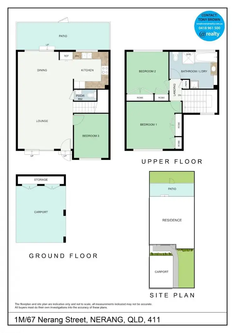 Floorplan of Homely townhouse listing, 1m/67 Nerang Street, Nerang QLD 4211