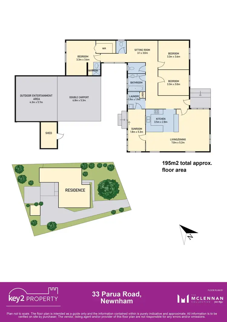 Floorplan of Homely house listing, 33 Parua Road, Newnham TAS 7248
