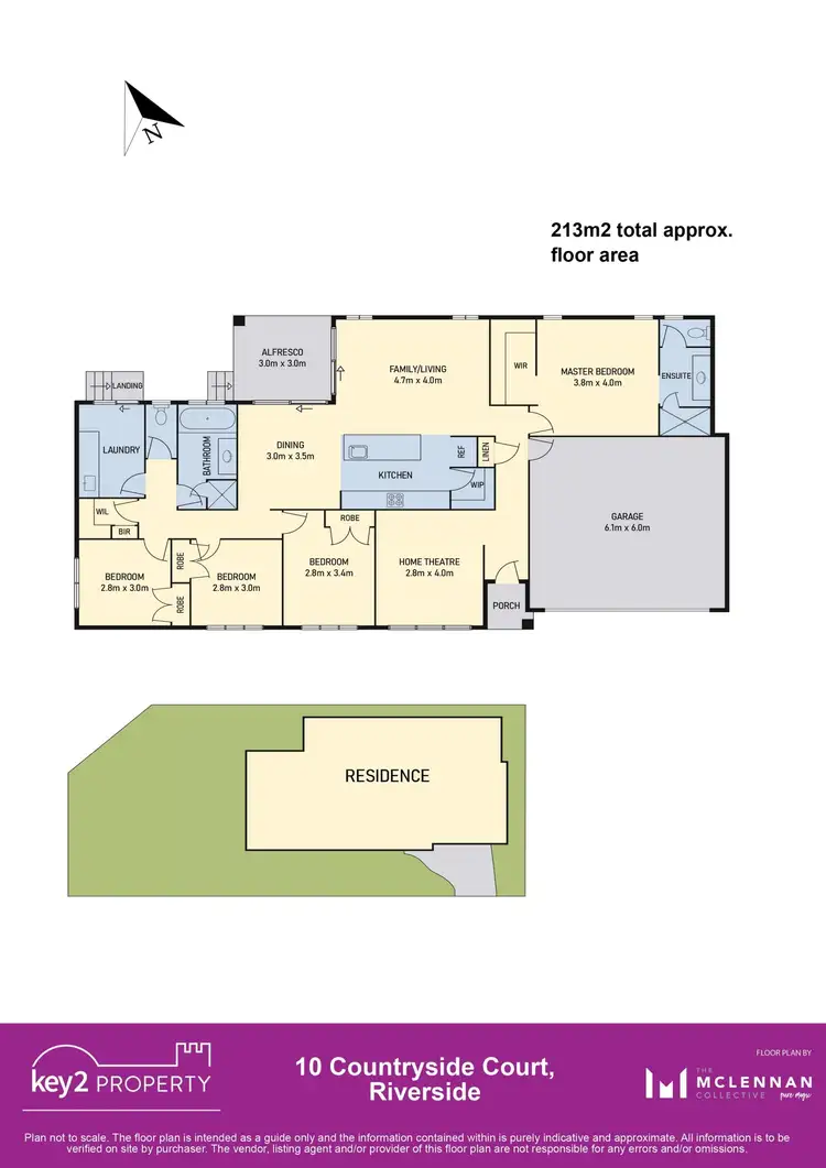 Floorplan of Homely house listing, 10 Countryside Court, Riverside TAS 7250