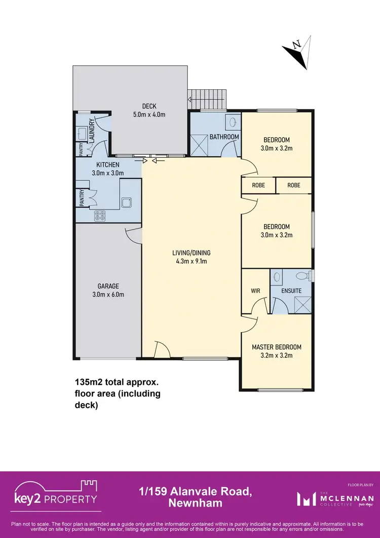 Floorplan of Homely unit listing, 1&2/159 Alanvale Road, Newnham TAS 7248