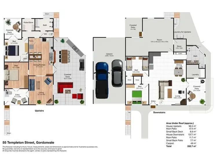 Floorplan of Homely house listing, 55 Templeton Street, Gordonvale QLD 4865