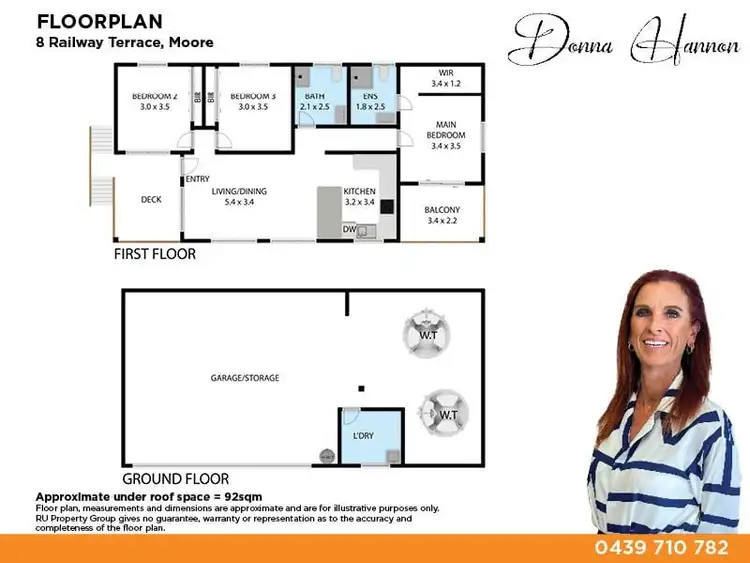 Floorplan of Homely house listing, 8 Railway Terrace, Moore QLD 4314