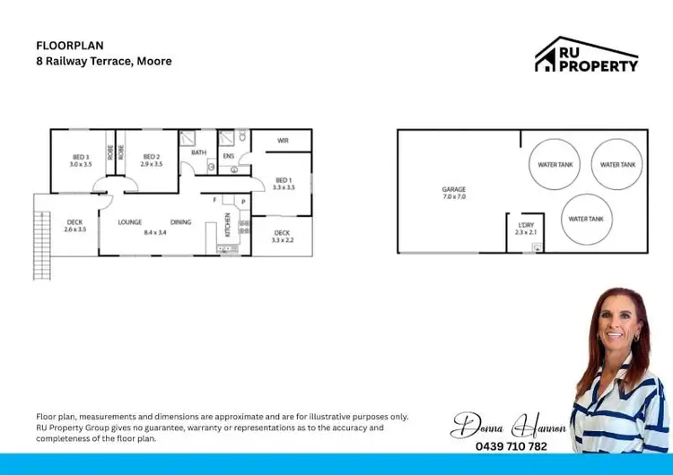 Floorplan of Homely house listing, 8 Railway Terrace, Moore QLD 4314