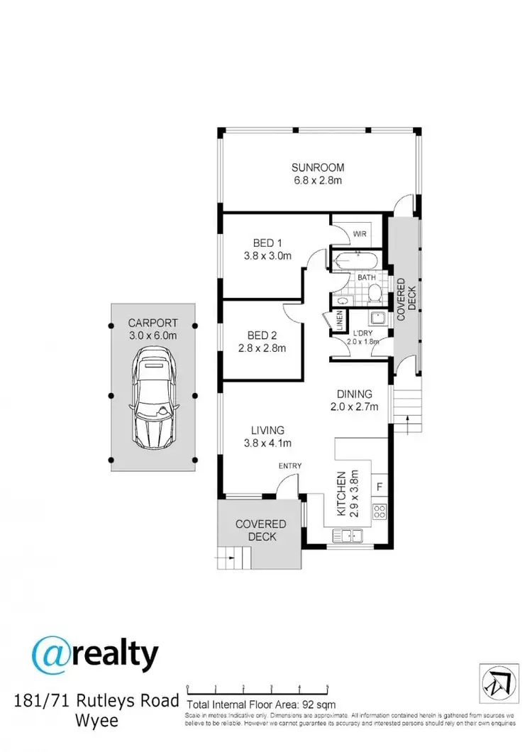 Floorplan of Homely villa listing, 181/71 Ruttleys Road, Wyee NSW 2259