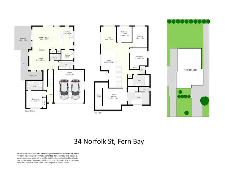 Floorplan of Homely house listing, 34 Norfolk Street, Fern Bay NSW 2295