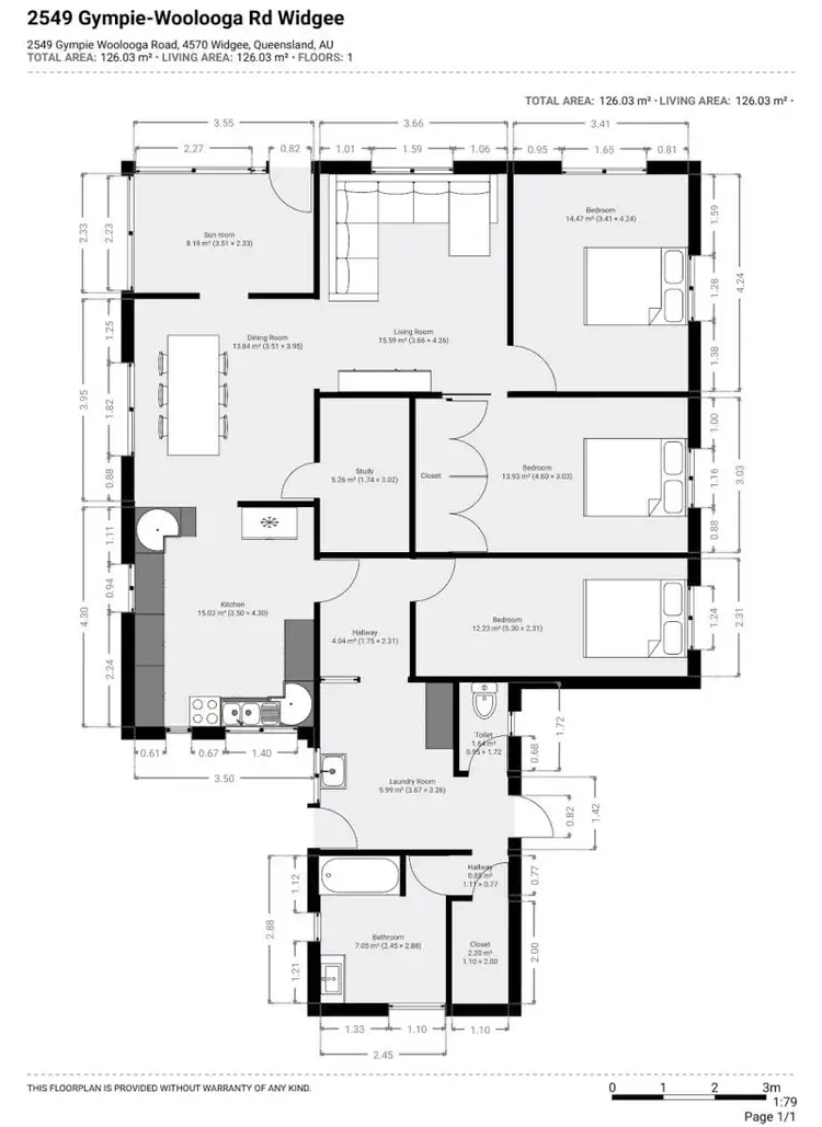 Floorplan of Homely rural property listing, 2549 Gympie Woolooga Road, Widgee QLD 4570