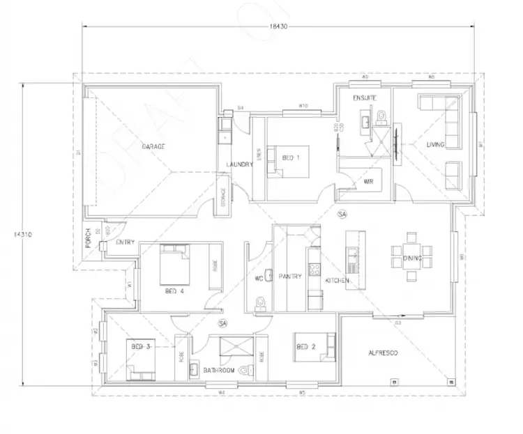 Floorplan of Homely land listing, 70 Parkfield Drive, Youngtown TAS 7249