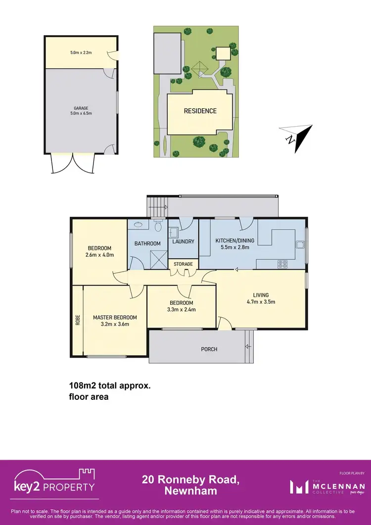 Floorplan of Homely house listing, 20 Ronneby Road, Newnham TAS 7248