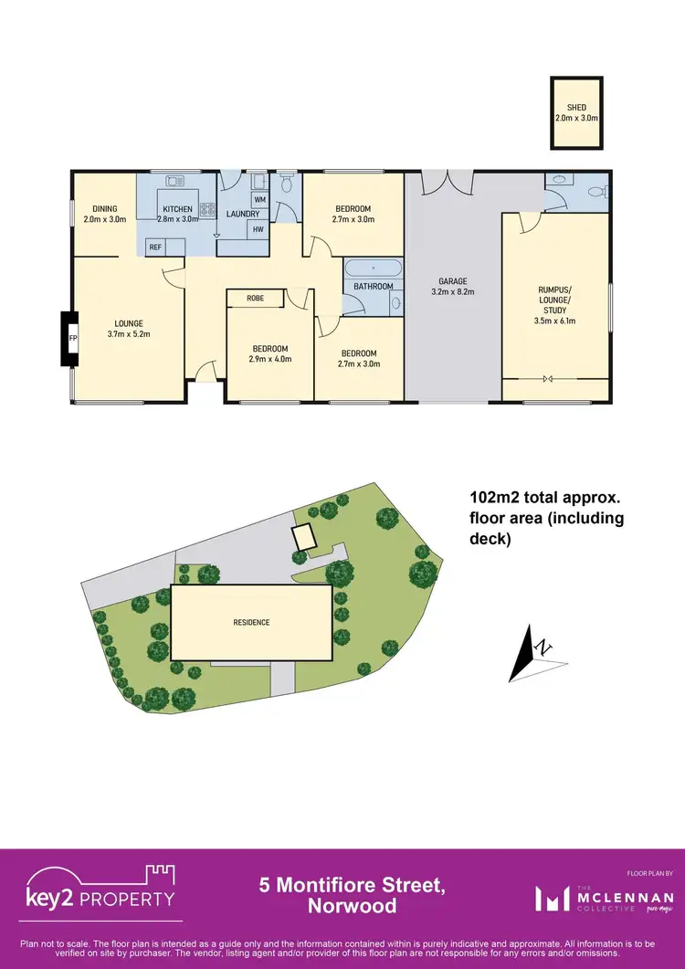 Floorplan of Homely house listing, 5 Montifiore Street, Norwood TAS 7250