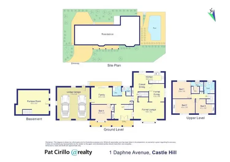 Floorplan of Homely house listing, 1 Daphne Avenue, Castle Hill NSW 2154