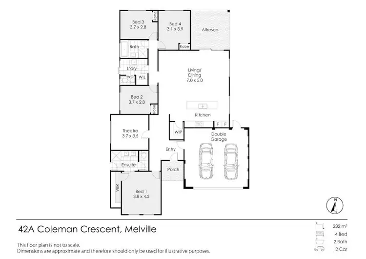 Floorplan of Homely house listing, 42A Coleman Crescent, Melville WA 6156