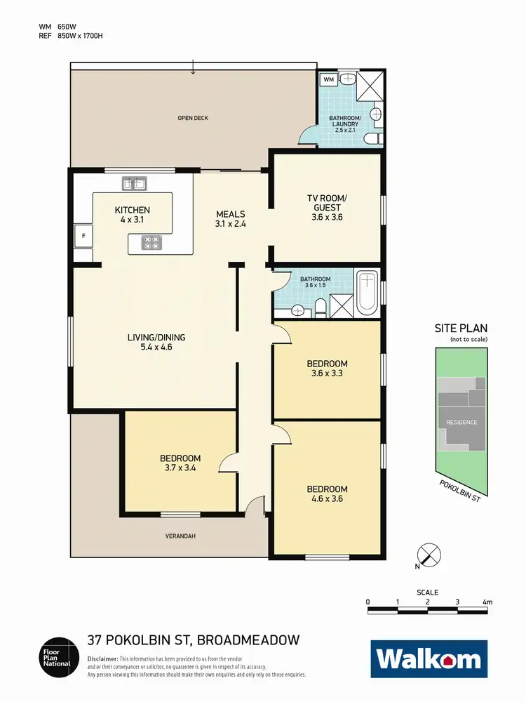 Floorplan of Homely house listing, 37 Pokolbin Street, Broadmeadow NSW 2292