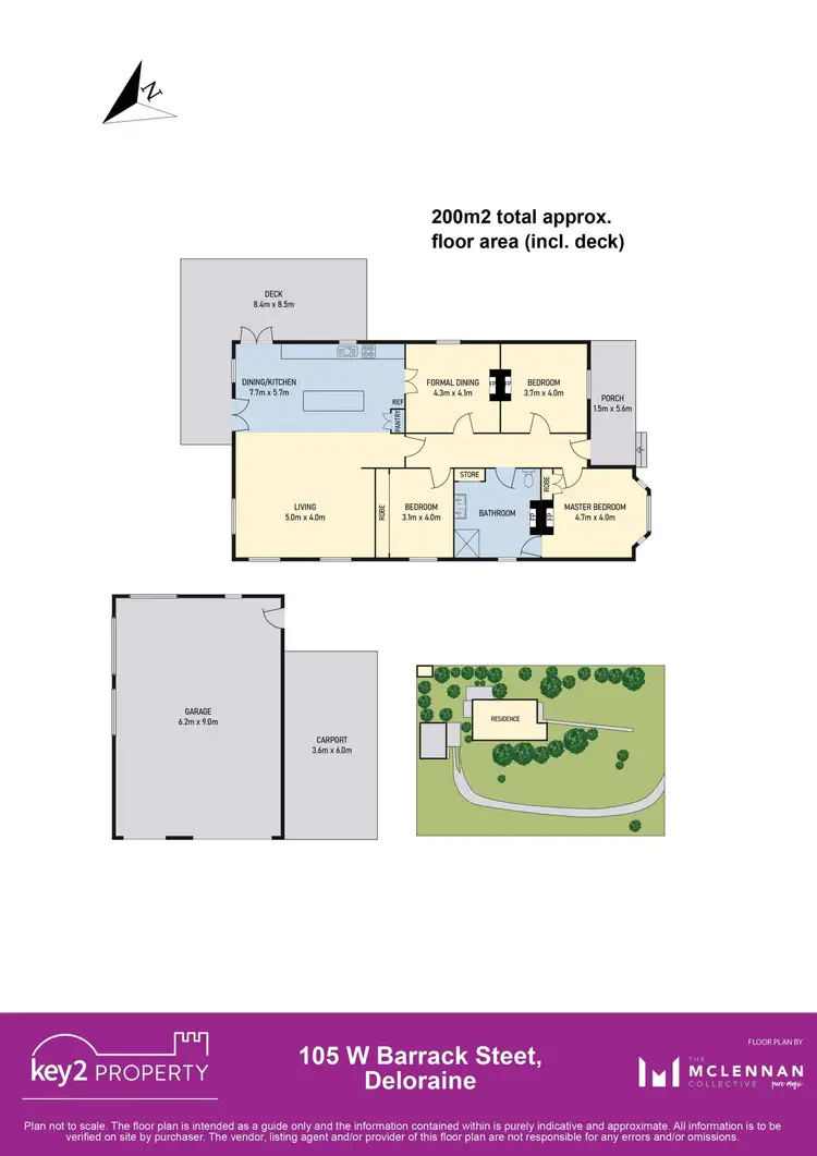 Floorplan of Homely house listing, 105 West Barrack Street, Deloraine TAS 7304