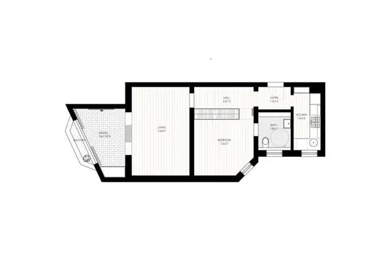 Floorplan of Homely apartment listing, 10/11 Wylde Street, Potts Point NSW 2011