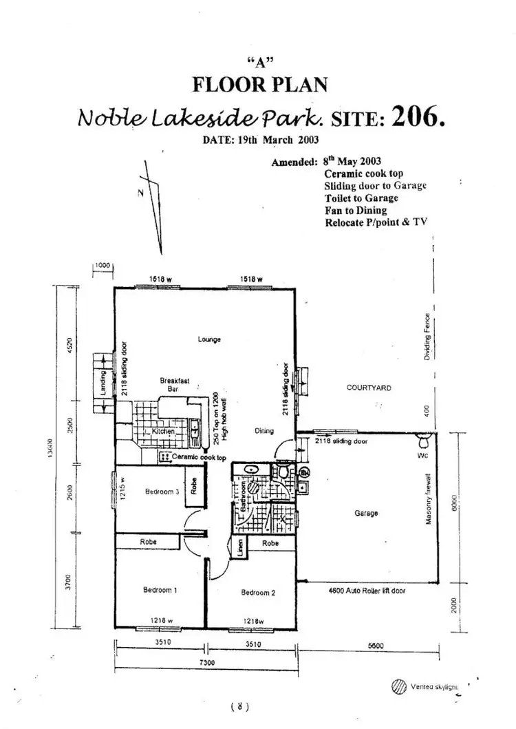 Floorplan of Homely house listing, 206/34 Monarch Drive, Kingscliff NSW 2487
