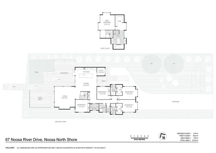 Floorplan of Homely house listing, 67 Noosa River Drive, Noosa North Shore QLD 4565