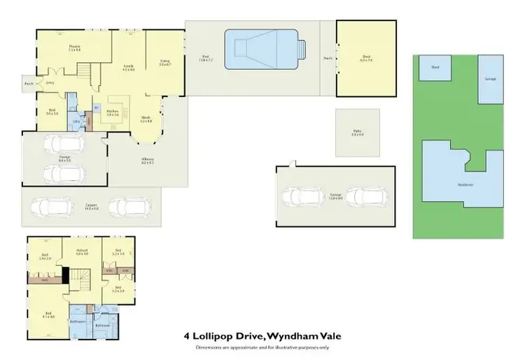 Floorplan of Homely house listing, 4 Lollipop Drive, Wyndham Vale VIC 3024