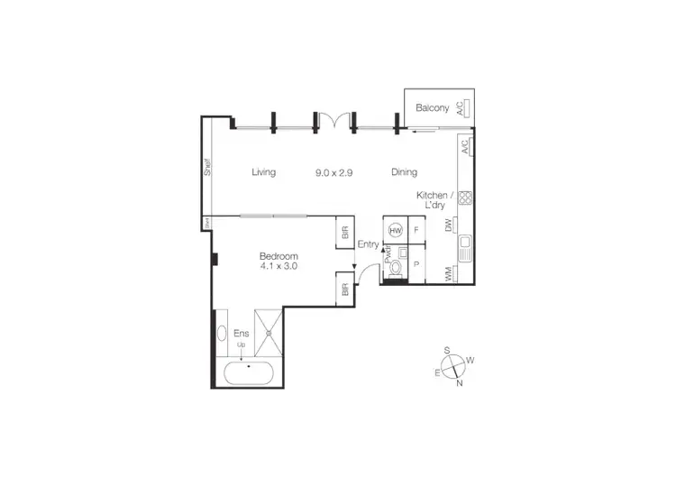 Floorplan of Homely apartment listing, 10/9 Inkerman Street, St Kilda VIC 3182
