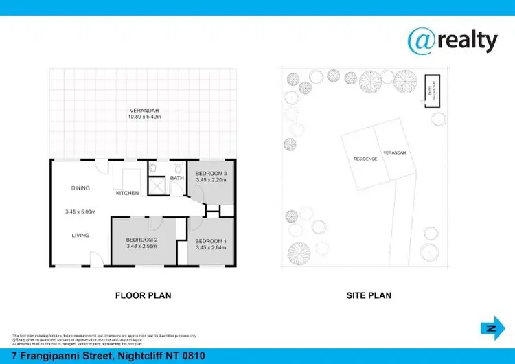 Floorplan of Homely house listing, 7 Frangipanni Street, Nightcliff NT 810