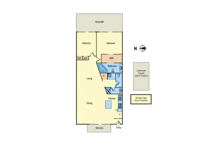 Floorplan of Homely apartment listing, 10/358 Beaconsfield Parade, St Kilda West VIC 3182
