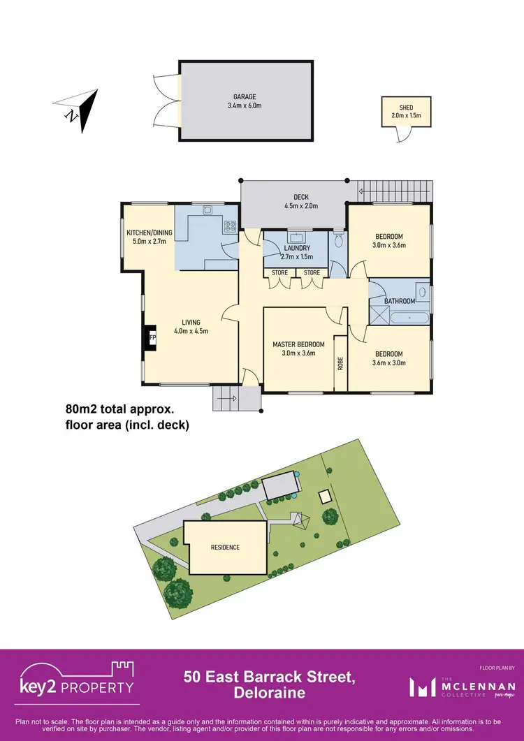 Floorplan of Homely house listing, 50 East Barrack Street, Deloraine TAS 7304