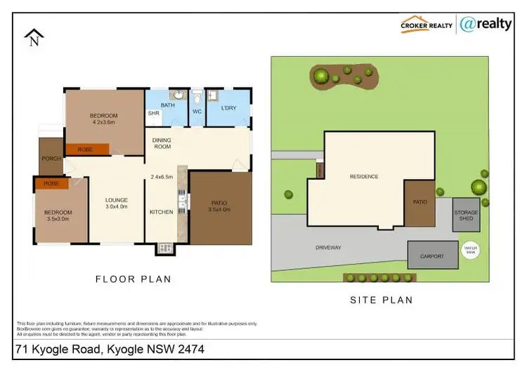 Floorplan of Homely house listing, 71 Kyogle Road, Kyogle NSW 2474