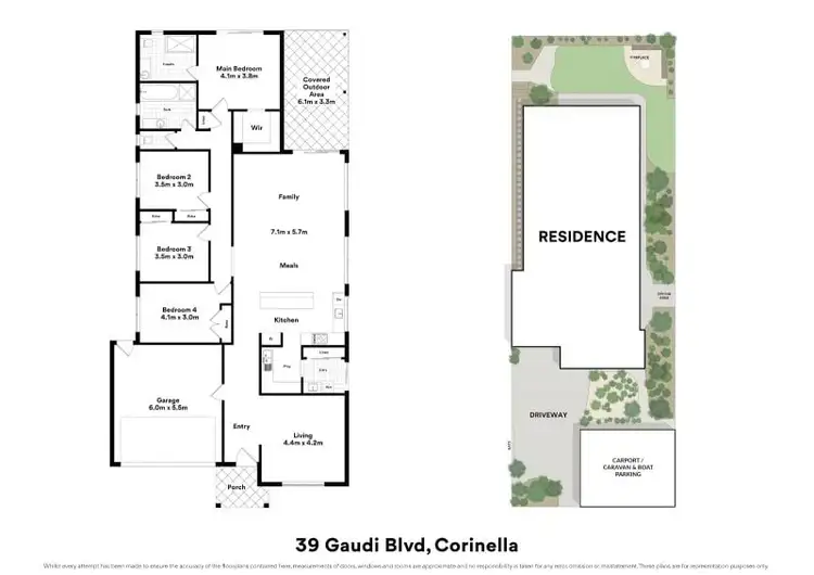 Floorplan of Homely house listing, 39 Gaudi Boulevard, Corinella VIC 3984