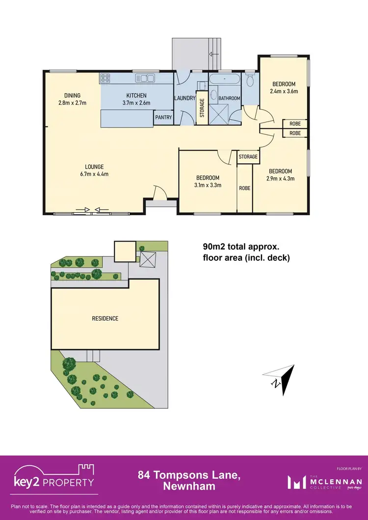 Floorplan of Homely house listing, 84 Tompsons Lane, Newnham TAS 7248