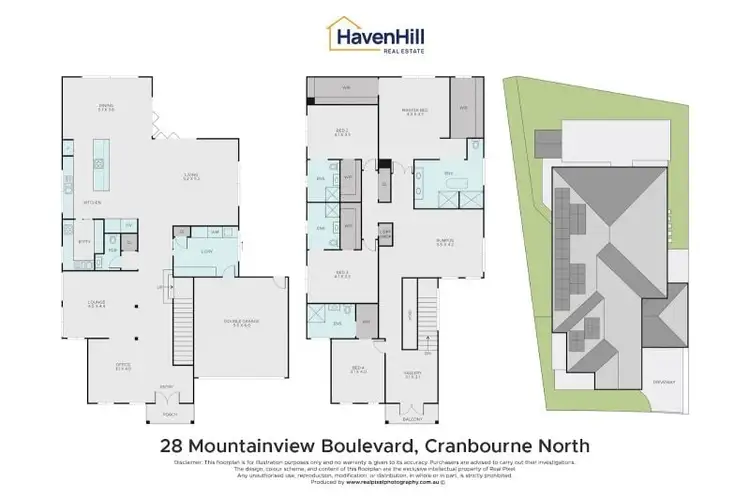 Floorplan of Homely house listing, 28 Mountainview Boulevard, Cranbourne North VIC 3977