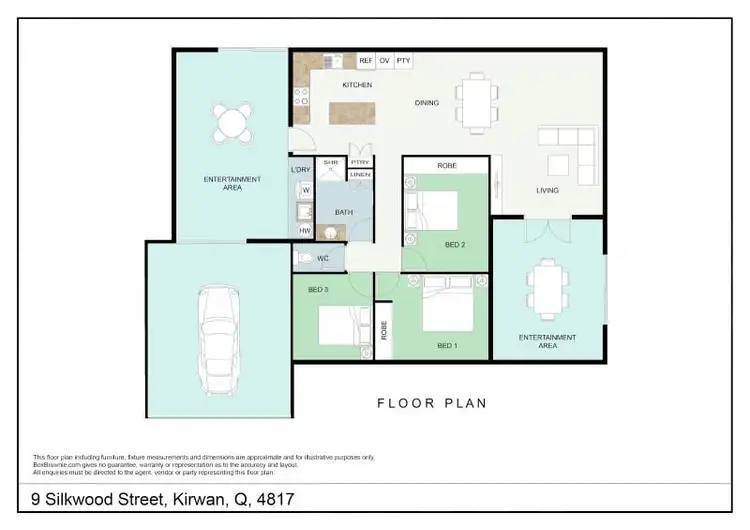 Floorplan of Homely house listing, 9 Silkwood Street, Kirwan QLD 4817